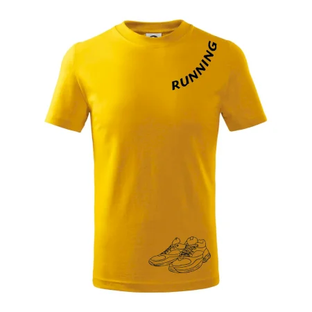 Running nápis šikmo