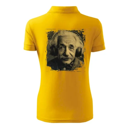 Albert Einstein so slúchadlami