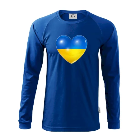 Ukrajina srdce vlajka