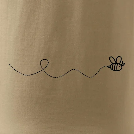 Dráha letu včely - vlnovka