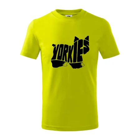 Yorkšírský teriér - Yorkie - Nápis v tele