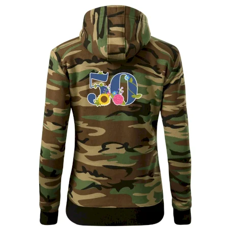 Kvetinové číslo kreslené - 50