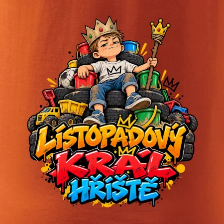 Novembrový kráľ detského ihriska na tróne