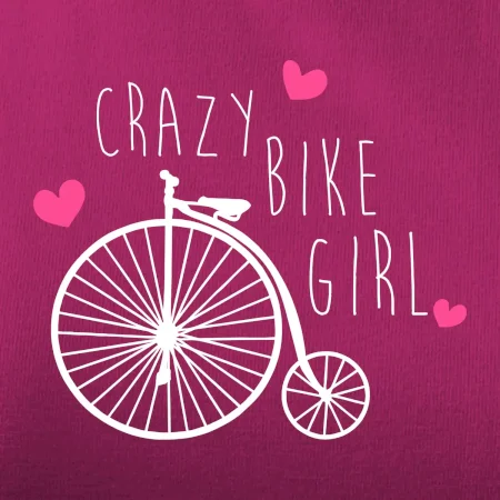 Crazy bike girl