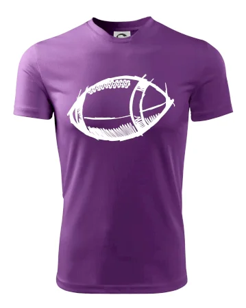 Americký futbal lopta skica