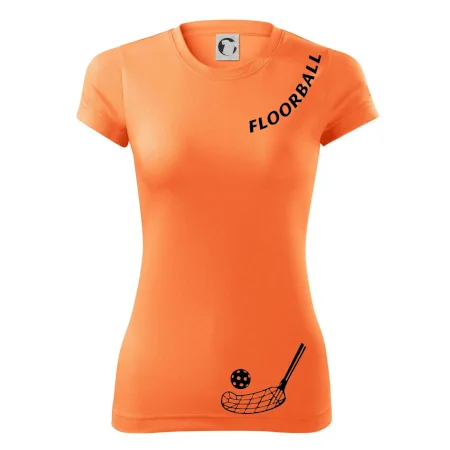 Floorball nápis šikmo