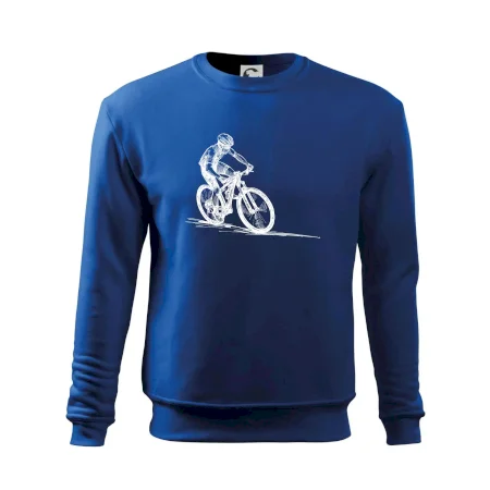 MTB kreslený cyklista