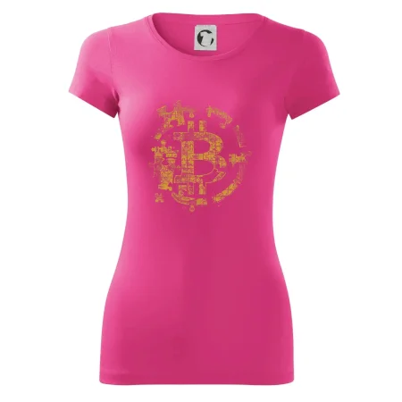 Logo bitcoin puzzle