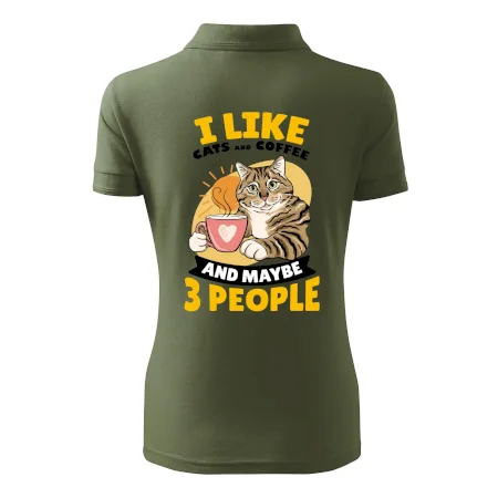 I like cats and coffee and maybe 3 people