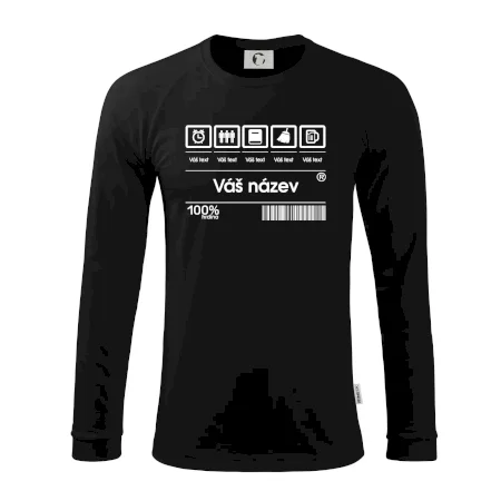 Čárový kód - Vlastní text