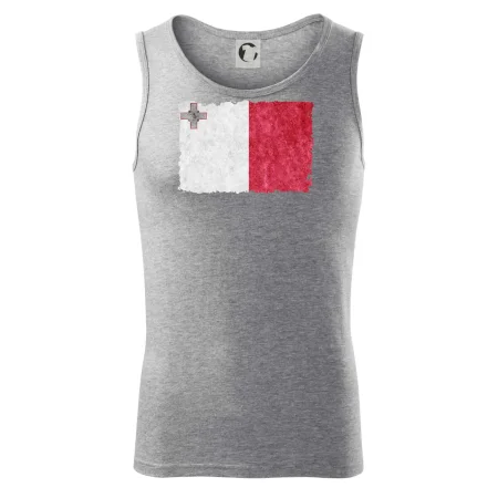 Vlajka Malta ohrýzaná