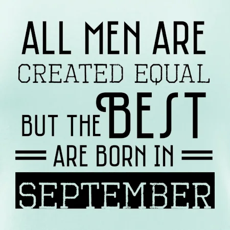 All men are created equal september