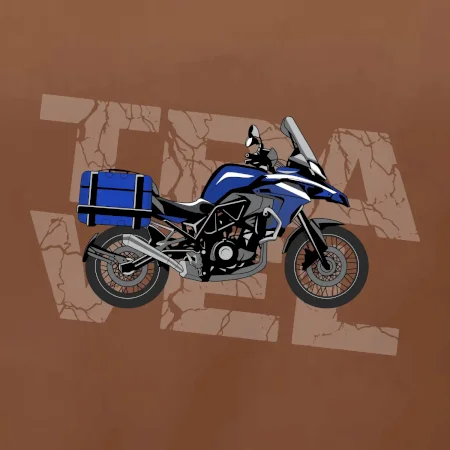 Cestovná enduro modrá