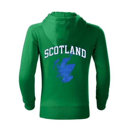 Scotland nápis s mapou