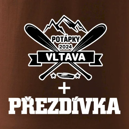 K vode - pádla hory (vlastný nápis)