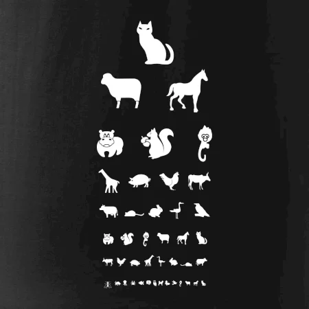 Očný test zvieratká