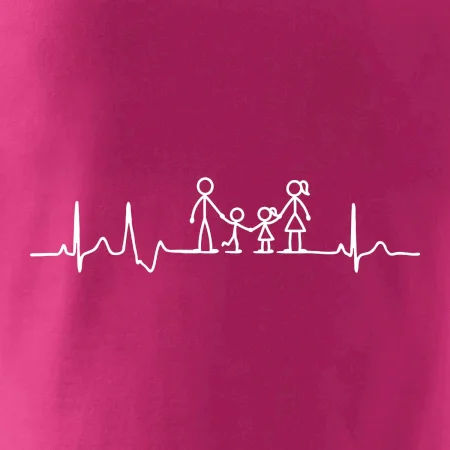 EKG rodina a dievča a chlapec