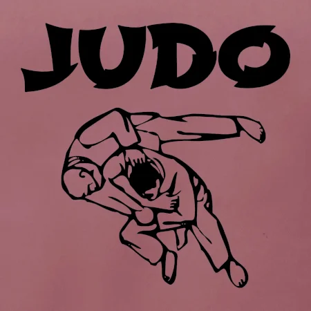 Judo nápis + postavy