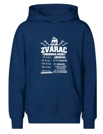 Hodinová mzda zvárač