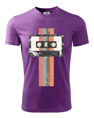 Retro kazeta - pruhy