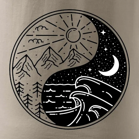 Yin & Yang hory a moře