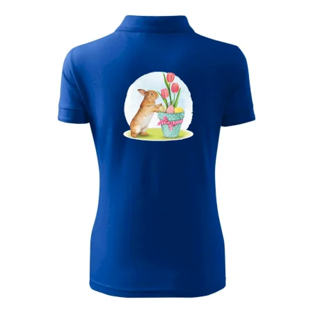 Veľkonočný zajačik tulipány