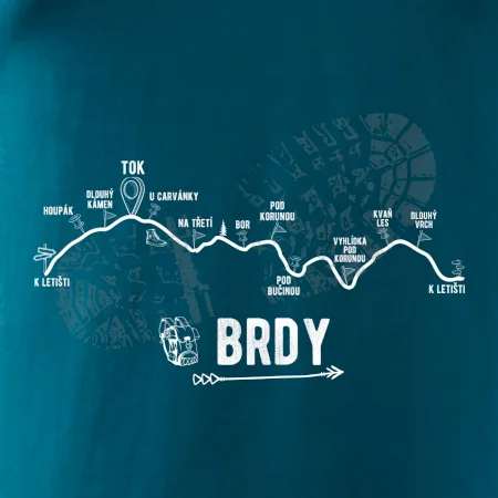 Profil kopců - Brdy