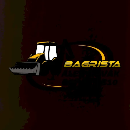 Bagrista v kruhu - vlastný nápis