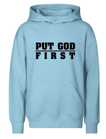 Put God first hrubý nápis