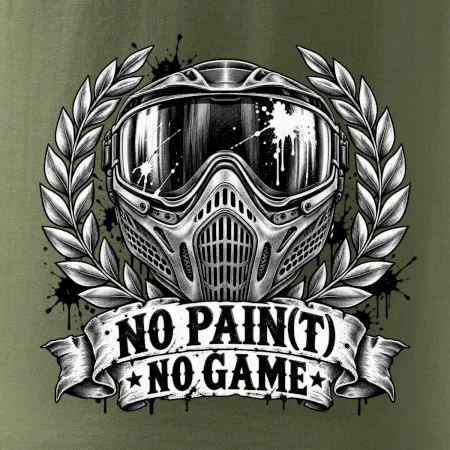 No Paint, No Game – motív s maskou