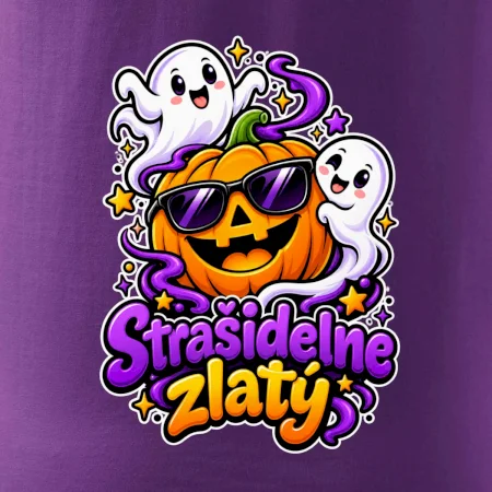 Strašidelne zlatý - veselá tekvica a duchovia