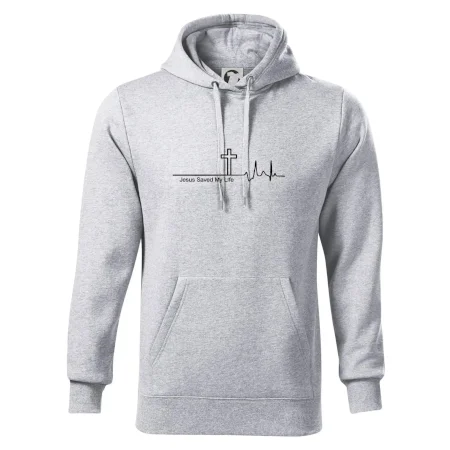 Jesus Saved My Life kríž ekg