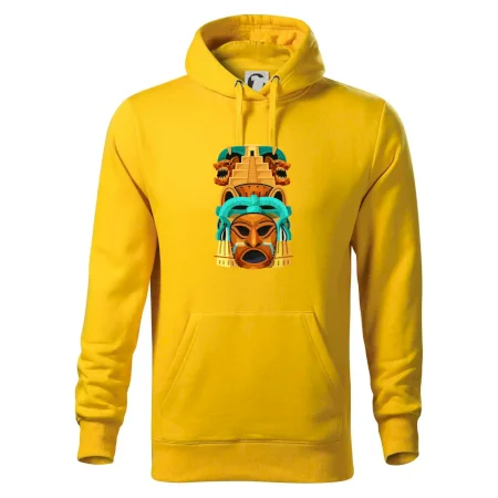 Mayová maska s pyramídou