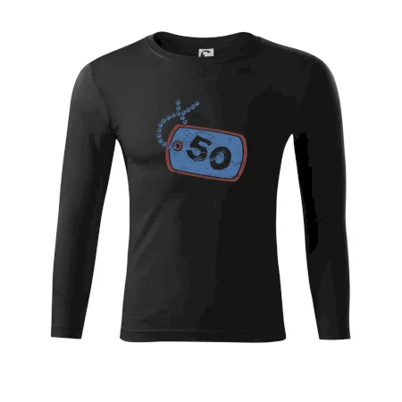 50 na krku štítok