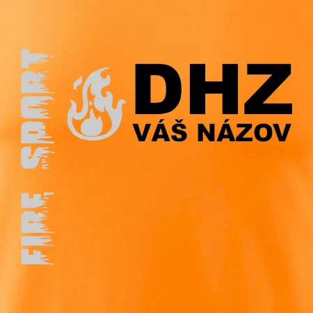 DHZ REFLEXNÉ (oheň, firesport, názov zboru - vlastný nápis)