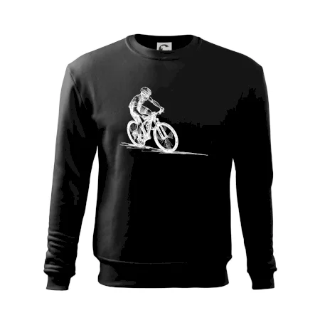 MTB kreslený cyklista