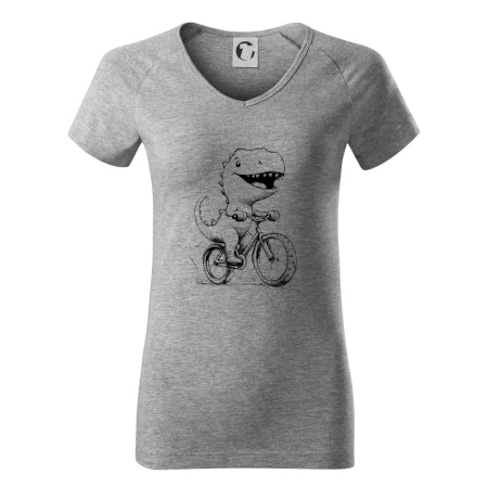 Roztomilý Dinosaurus na bicykli