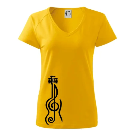 Husľový kľúč gitara