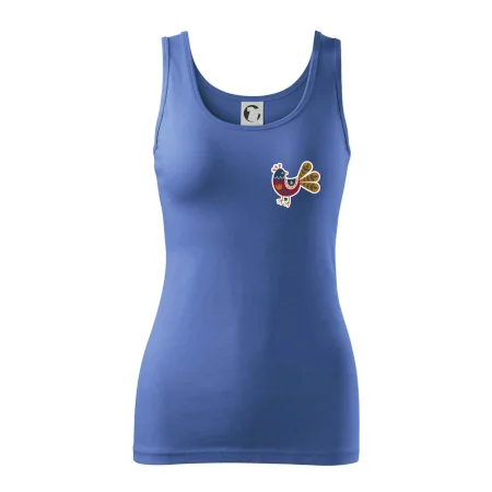 Folklór na prsníku sliepky