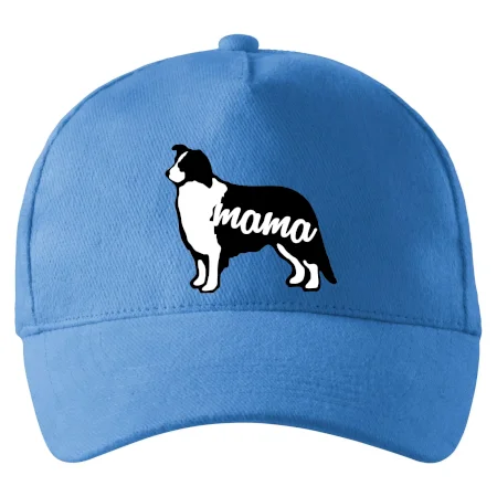 Border kolie mama obrys