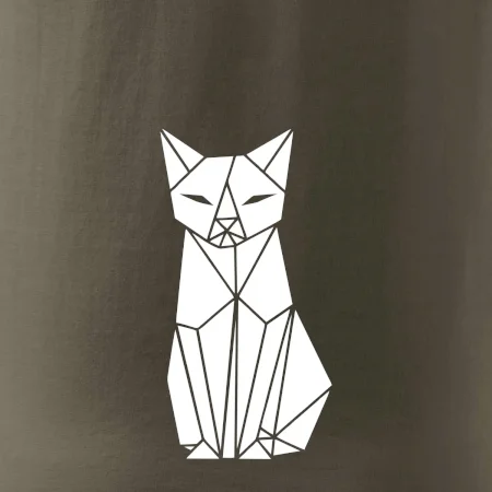 Origami mačka spredu
