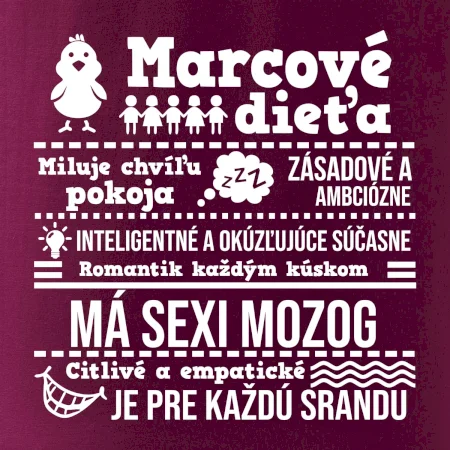 Narodeniny Marec