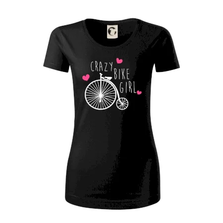 Crazy bike girl