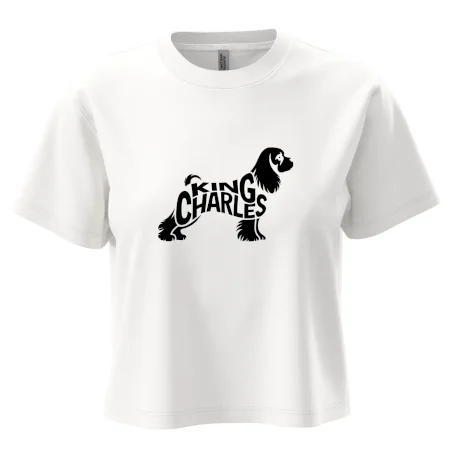 Kavalier king Charles španiel nápis v tele