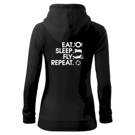 Eat sleep fly repeat
