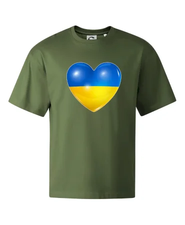 Ukrajina srdce vlajka