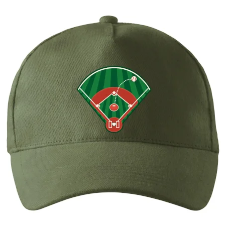 Baseballové hřiště z ptačí perspektivy
