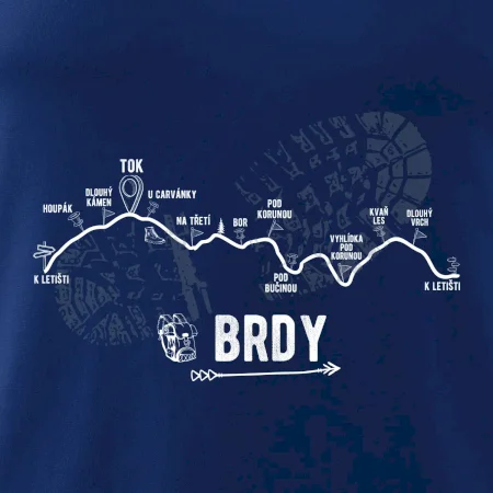 Profil kopců - Brdy