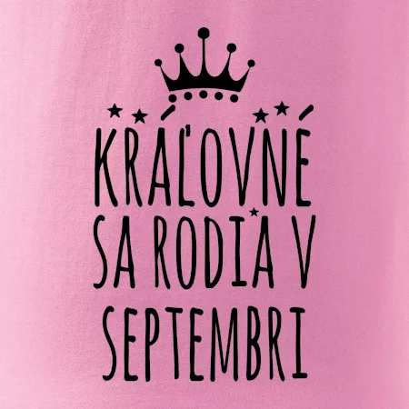 Kráľovné sa rodia v septembri