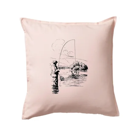 Kreslený rybár s podberákom